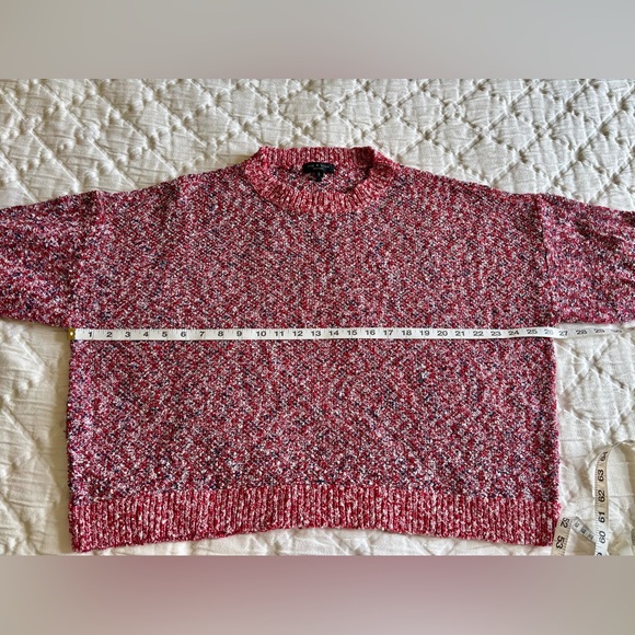 rag & bone Marled Knit Crew Halstead Sweater Small Retail $495 - Picture 7 of 8